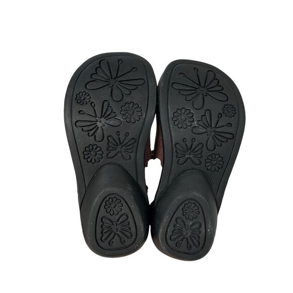 NWD Angel Baby Shoes Brown Hook & Loop Closure Girls Mary Jane Shoes 5 - Picture 6 of 9